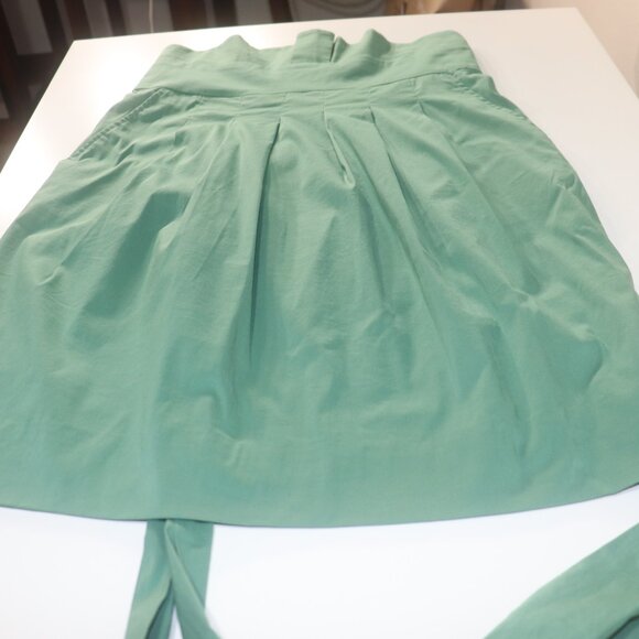 BCBG Chiffon Pleated Green Skirt Size 4 - Picture 6 of 11